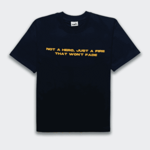 WON'T FADE ORANGE TEE-NOT A HERO